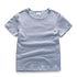 Children's Solid Breathable Short Sleeves (five Colors)